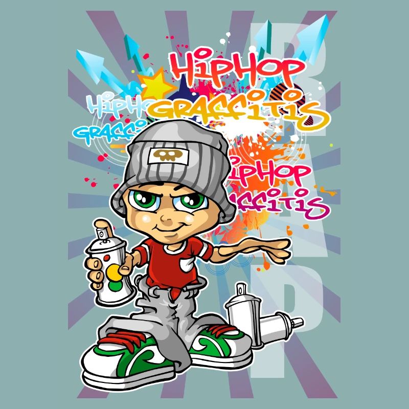 Junge Graffiti