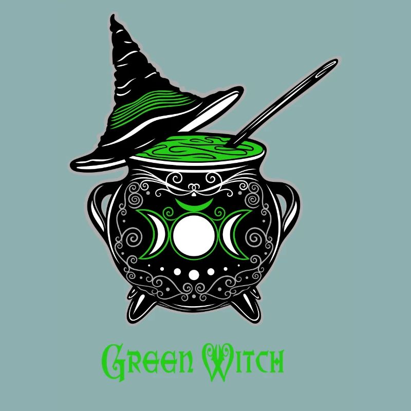 Cauldron Witch Green Witch Cauldron