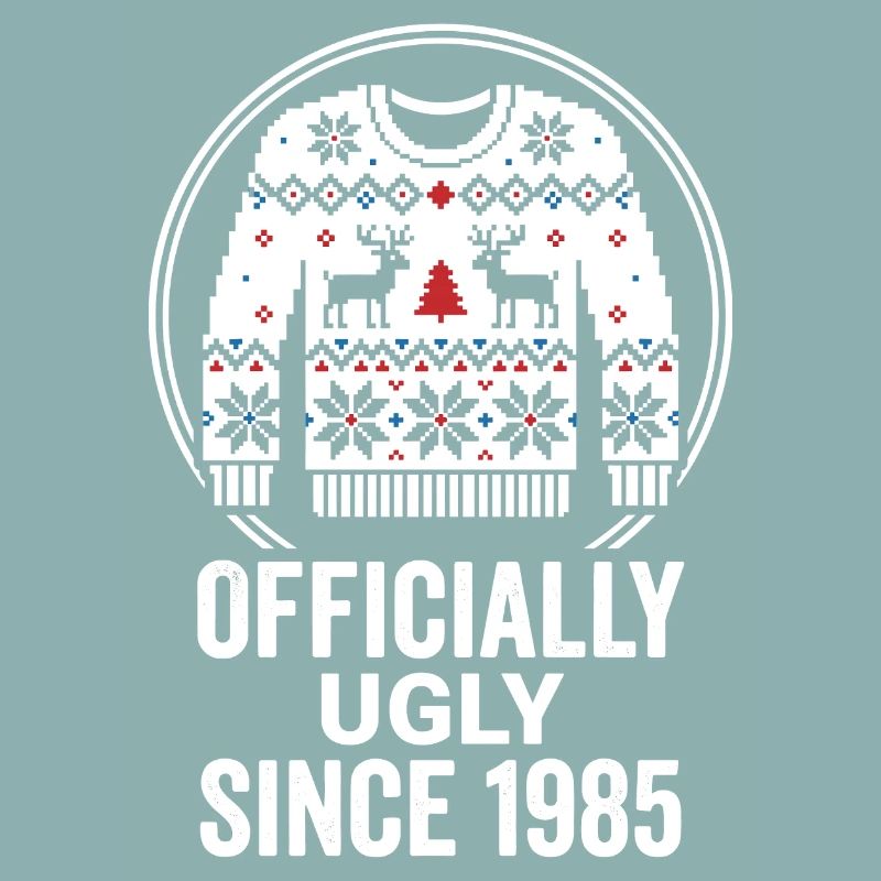 Pull officiel de Noël laid 1985