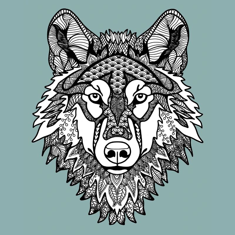 Mandala Wolf