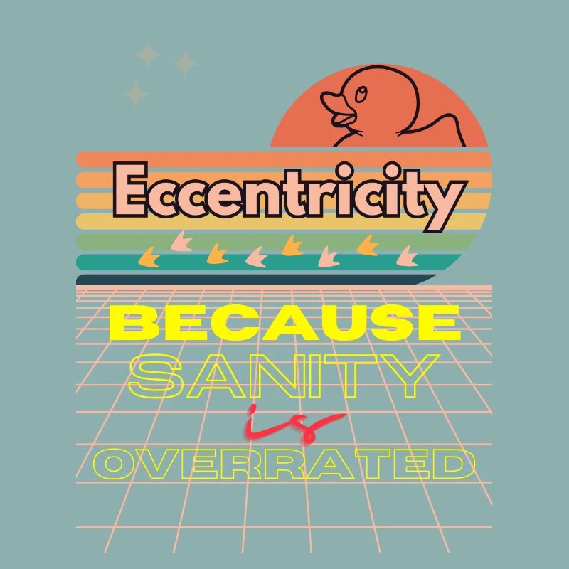 Motif rétro néon d’excentricité