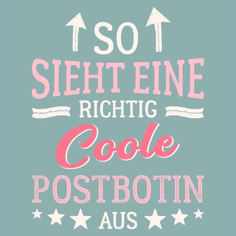 So sieht eine richtig coole Postbotin aus Kurier
