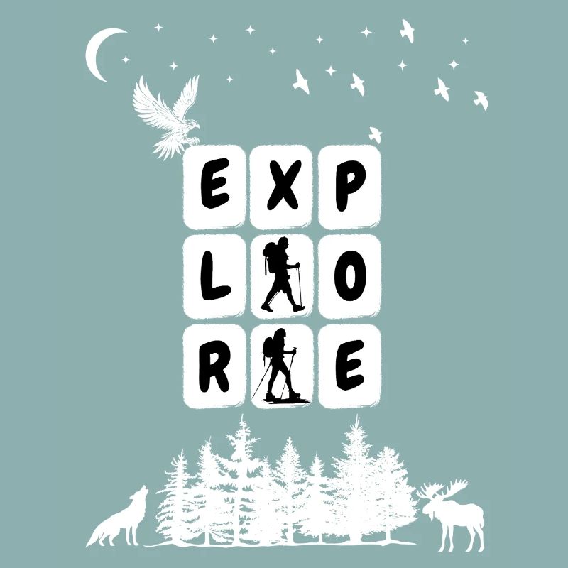 Graphique Explorer le camping