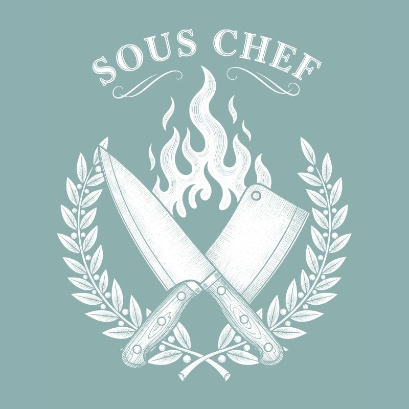 Sous Chef Flames Cooking Design