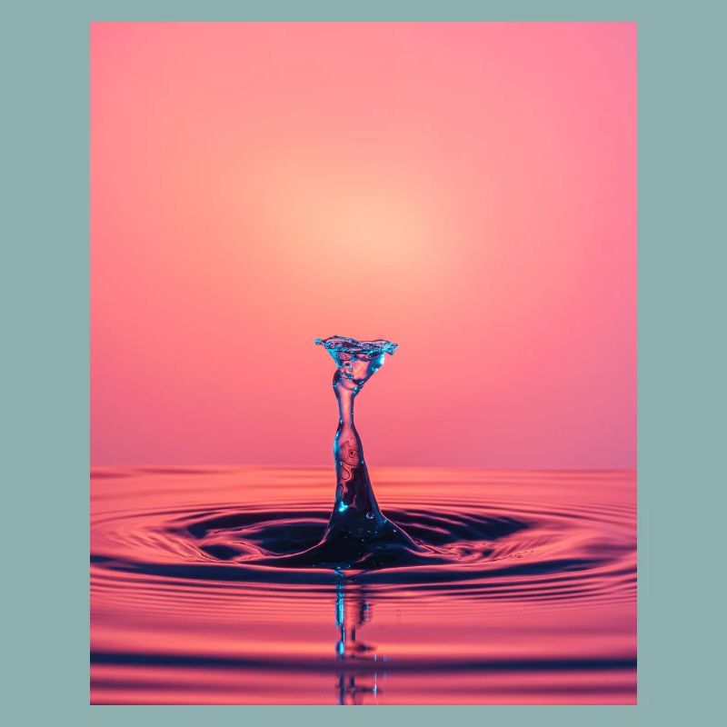 Flüssiger abstrakter Spritzer