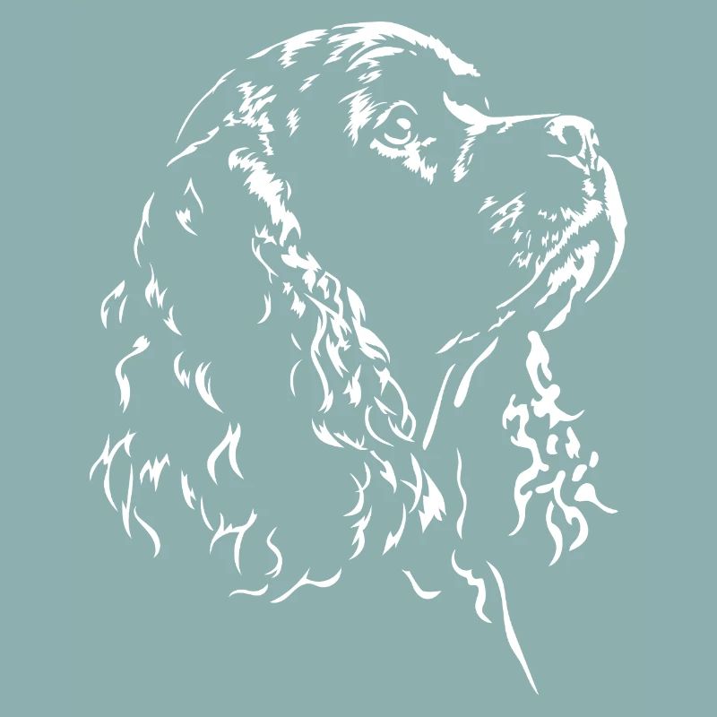 Chiens en silhouette du cocker espagnol américain Wilsigns