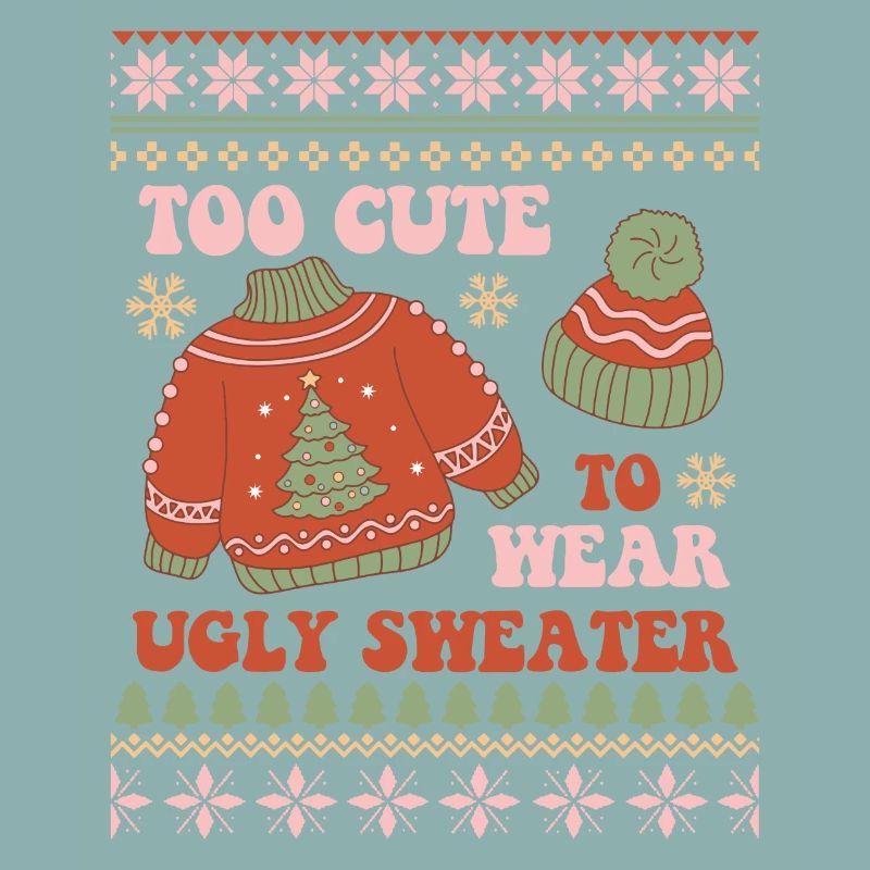 Pull de Noël moche
