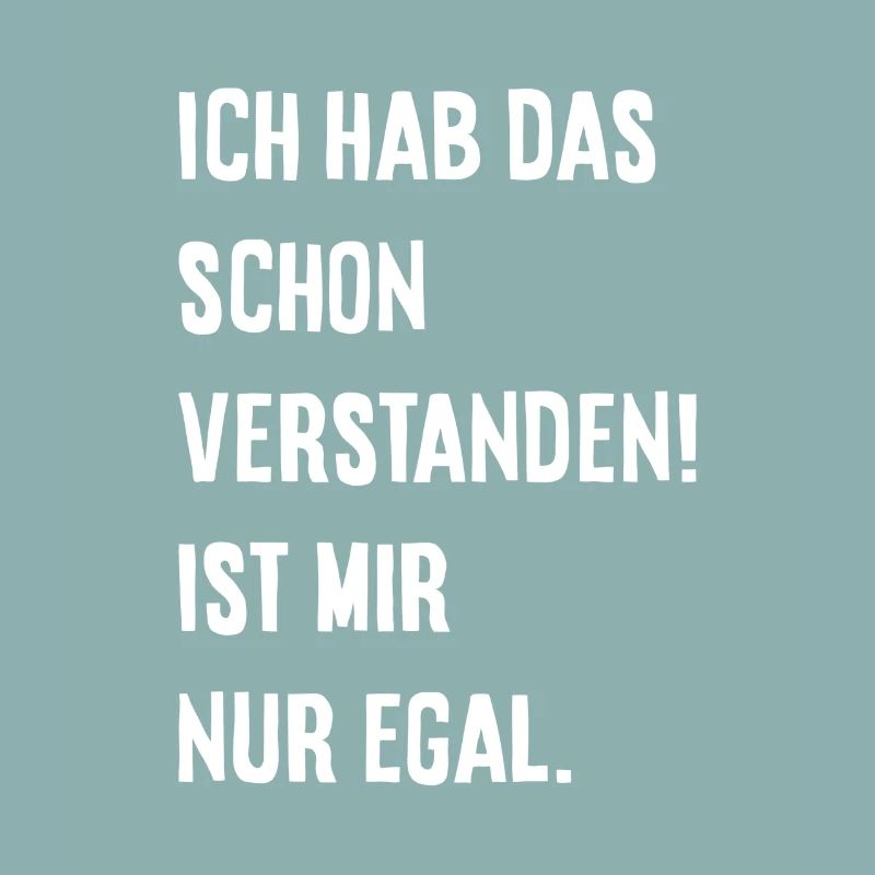 I already understood that! I just don't care.