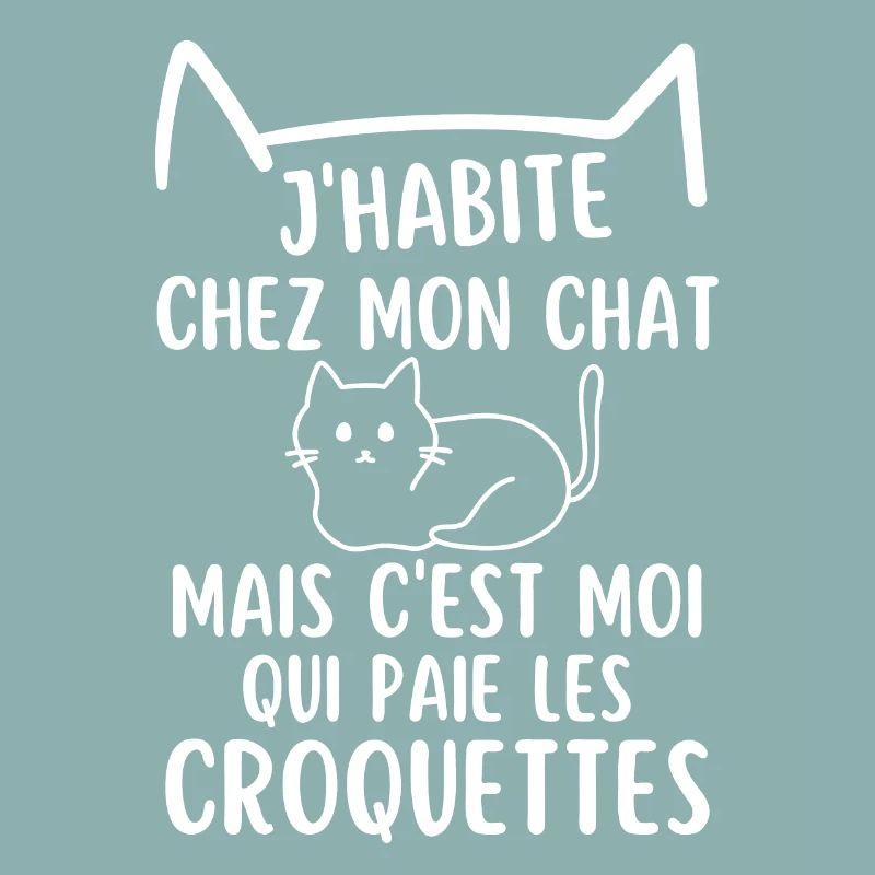 J habite chez mon chat mignon chat chaton doux