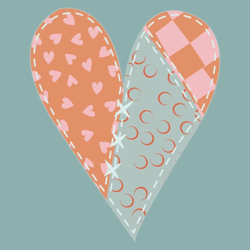 Patchwork Heart No8