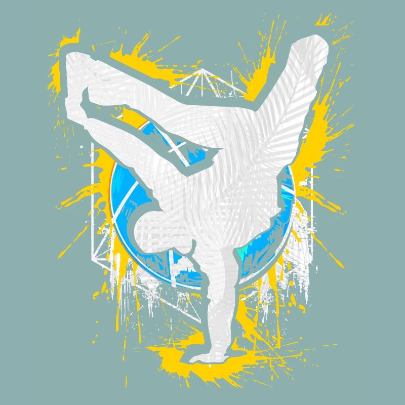 Breakdance Handstand Bboy - B-Boying Breakdancer