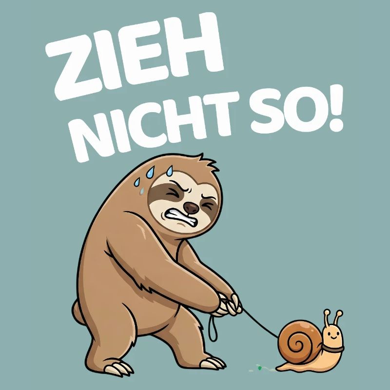 Don't pull so sloth with snail