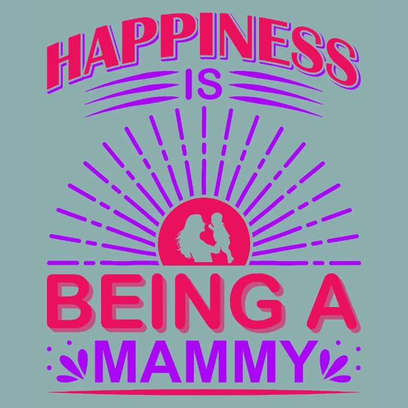 Glück ist, ein Mammy-Muttertagsshirt zu sein