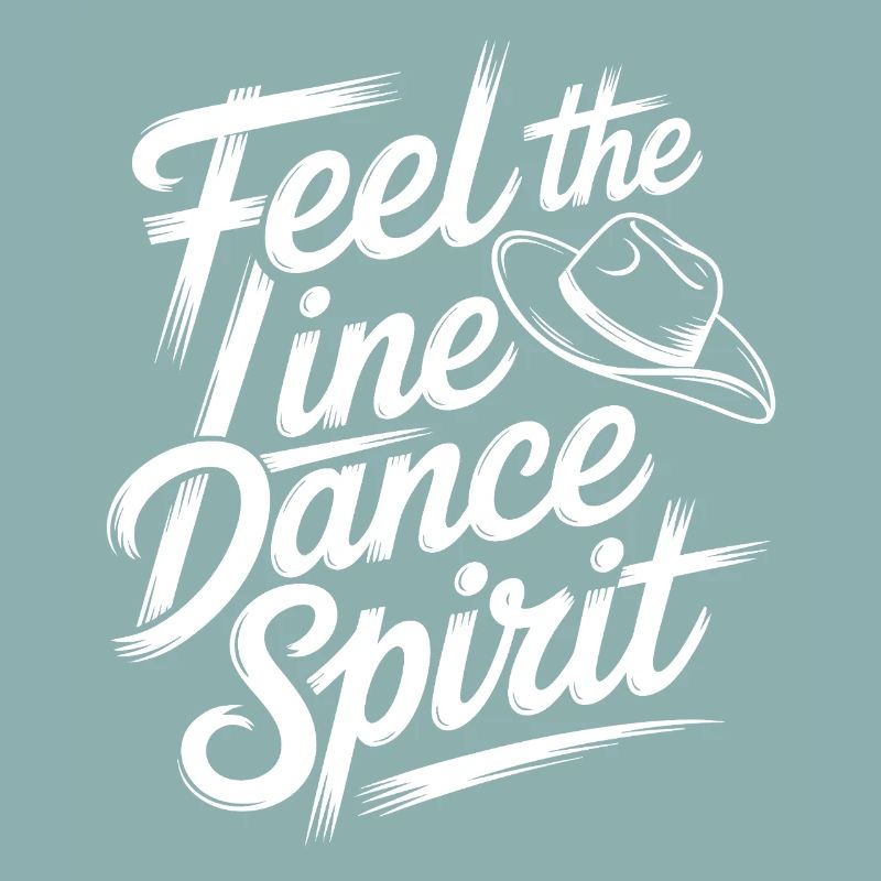 Line Dance Spirit Brush Script