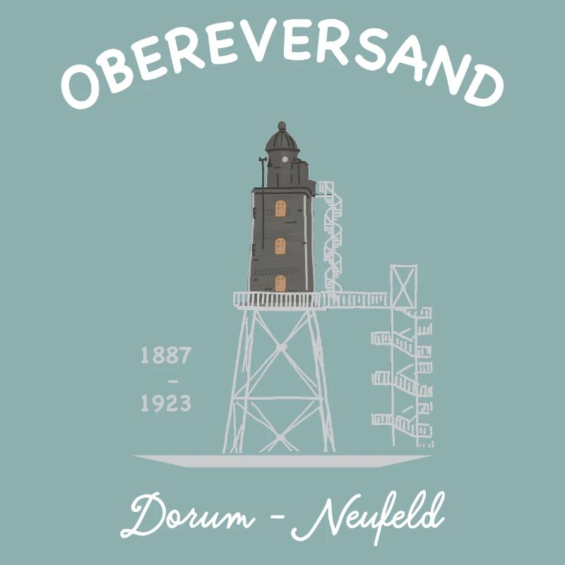 Lighthouse Dorum - Neufeld, German North Sea coast