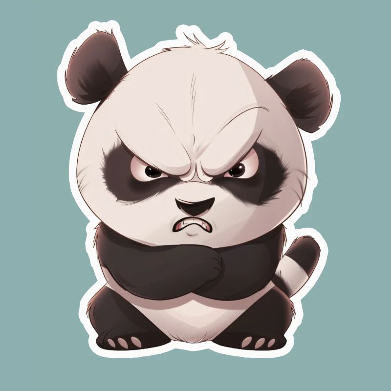 Süßes Pandababy Panda eingeschnappt