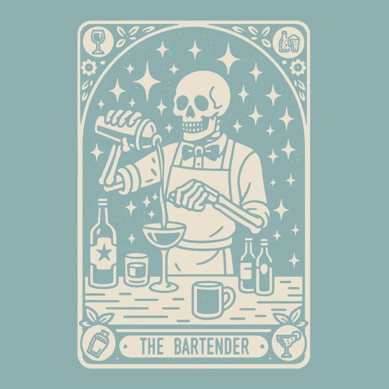 Bartender Barman The Bartender Tarot Cocktail