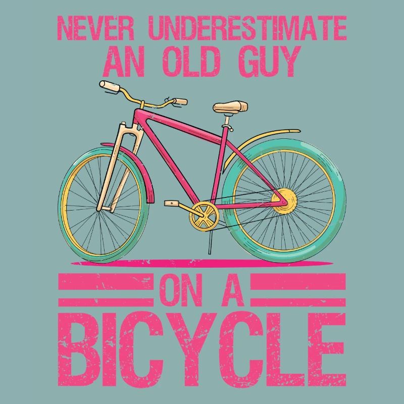 Never Underestimate an Old Guy On A Bicycle 