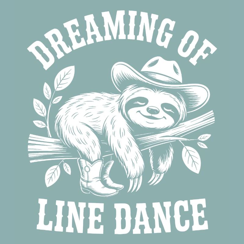 Dreaming sloth doing line dancing