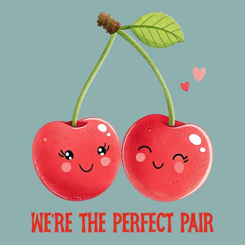 Kirschen-Duo: Ein perfektes Paar Liebe