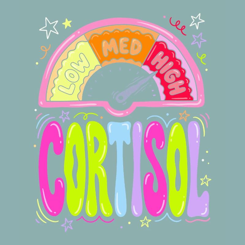 Tableau de bord du taux de cortisol