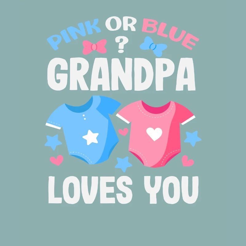 Pink Oder Blau Opa Liebt Dich Reveal