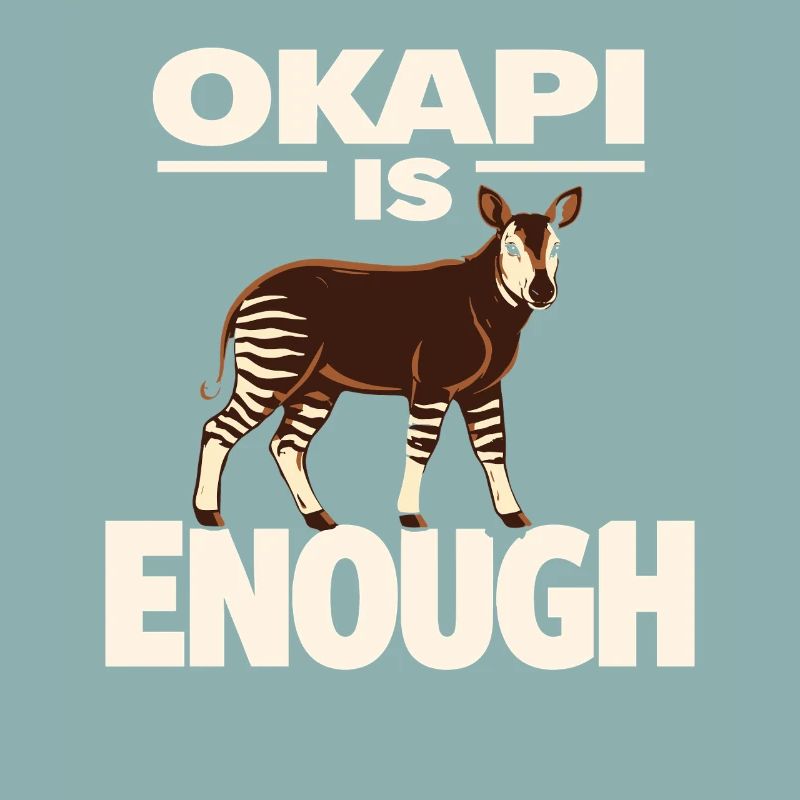 Okapi Lovers Okapi Animal Rare Wildlife Love