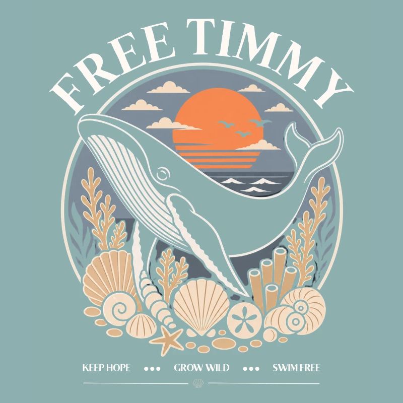 Déclaration de baleines à bosse Timmy Hope Produits dérivés