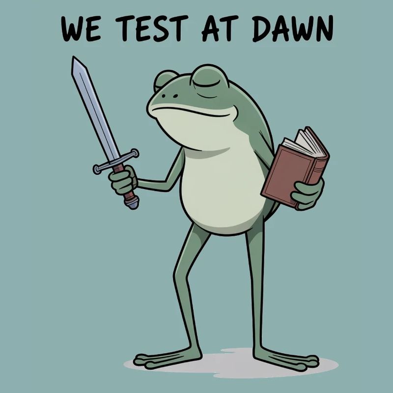 We Test at Dawn Frog Knight