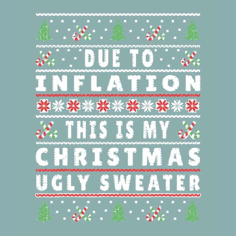 Inflation Weihnachten Hässlicher Pullover