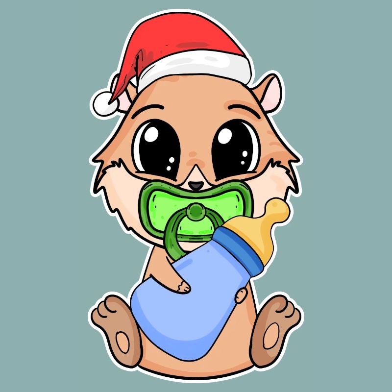 Cochon d’Inde Bébé Cochon d’Inde de Noël