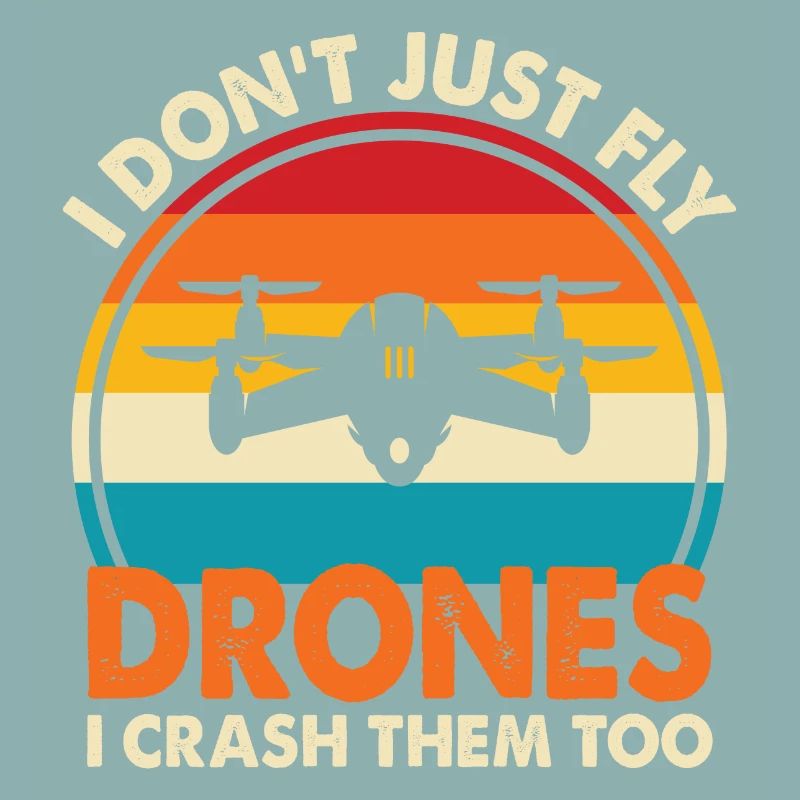 Je ne me contente pas de piloter des drones, je les écrase aussi