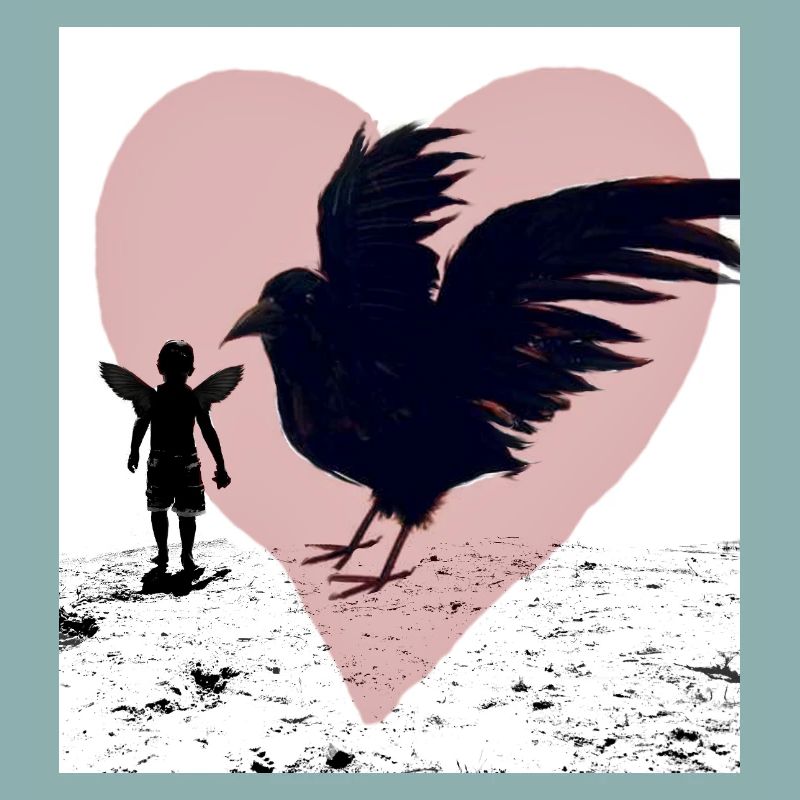 Poussin corbeau