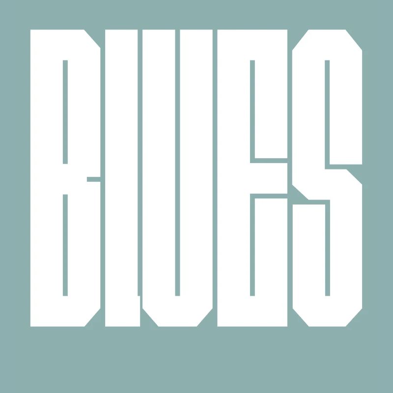 Conception de logo audacieux Blues