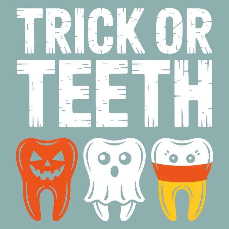 Trick oder Teeth Halloween-Trio
