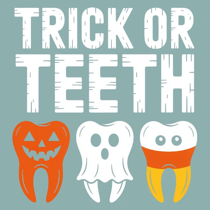 Trick oder Teeth Halloween-T-Shirt