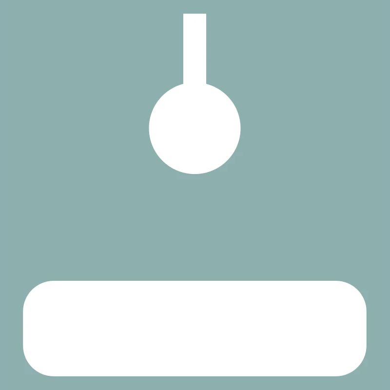 Joystick d’arcade blanc