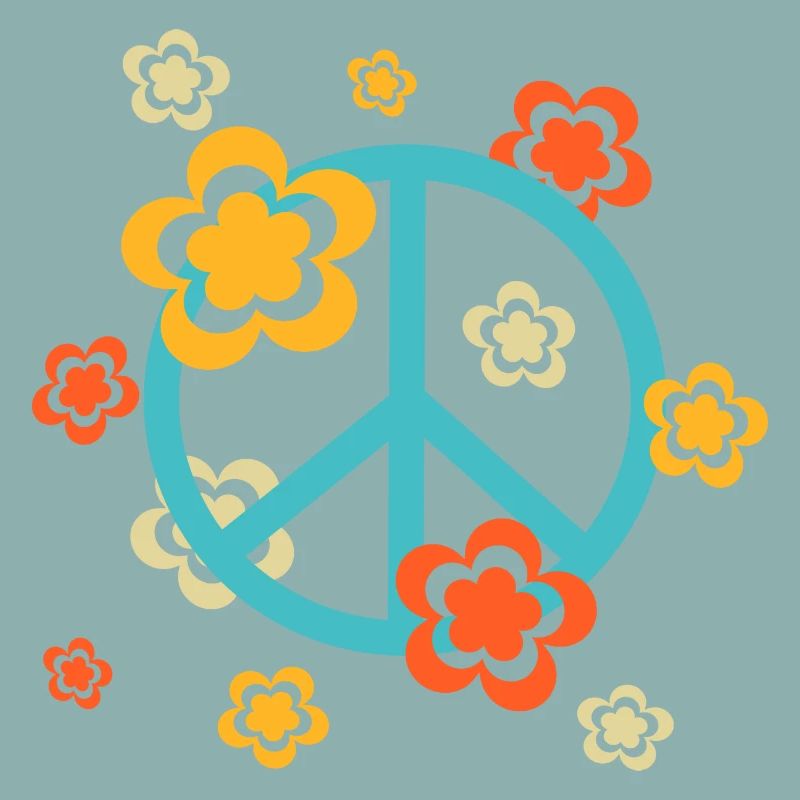 70s Flower Pattern