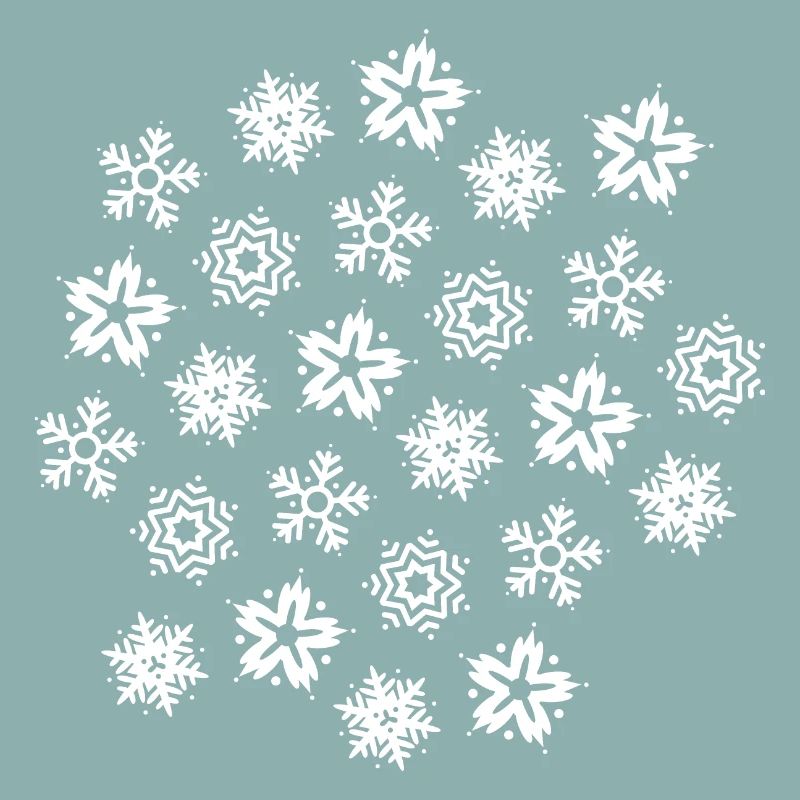Pattern Snowflakes Snow Crystals Snow Winter
