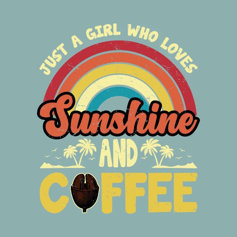 Nur ein Mädchen, das Kaffeedesign liebt