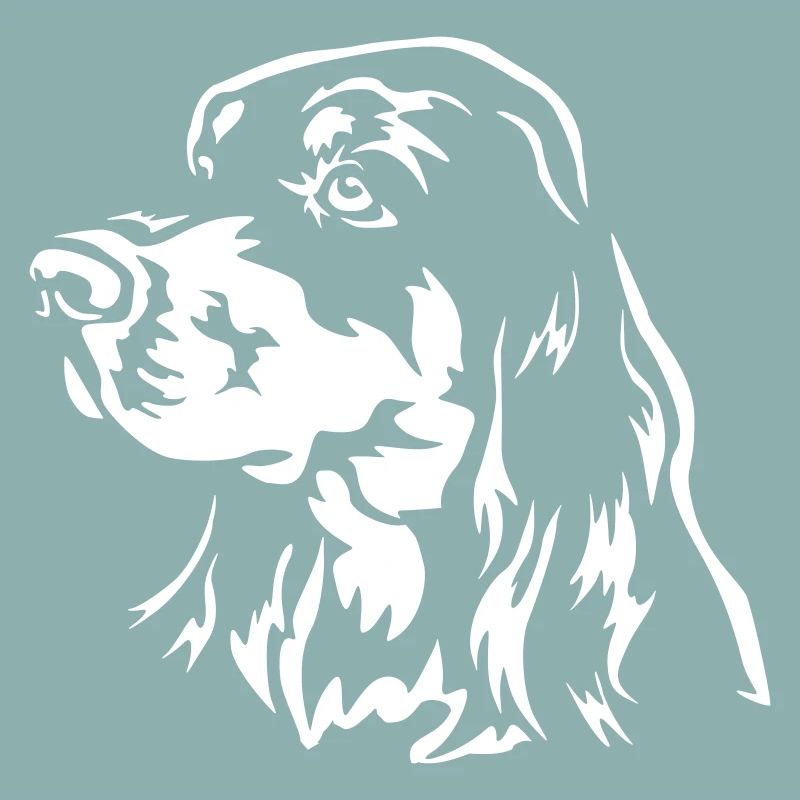 Gordon Setter Kopf "Black Edition"