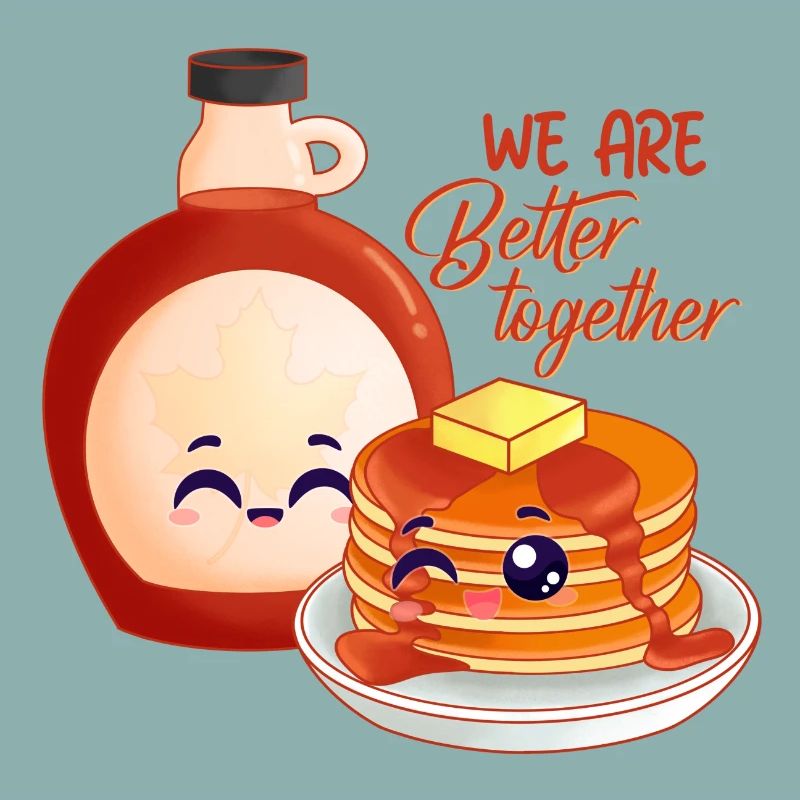 pancake, sirop d'érable, petit déjeuner