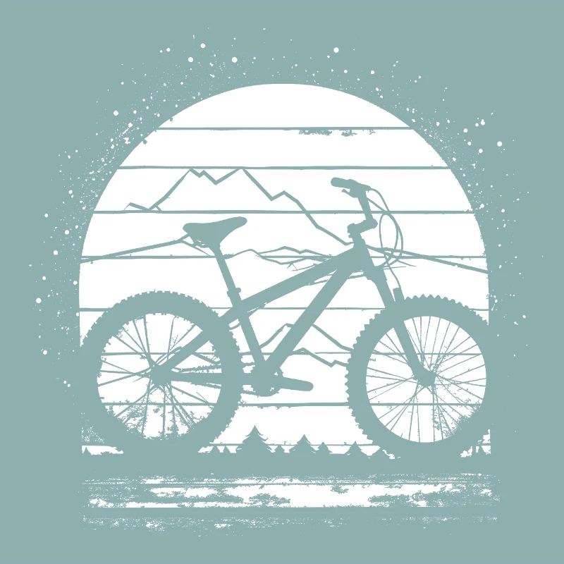 Mountain Biking Drawing