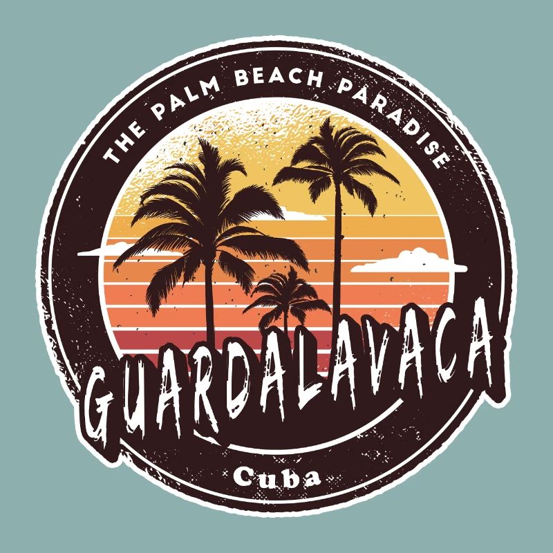 Palmiers de Guardalavaca et conception de la plage