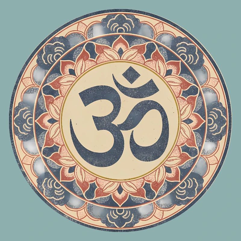 Om Mandala Zen Pattern
