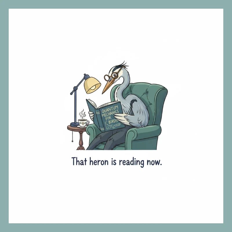 Quantenvogel-Lesen im Sessel