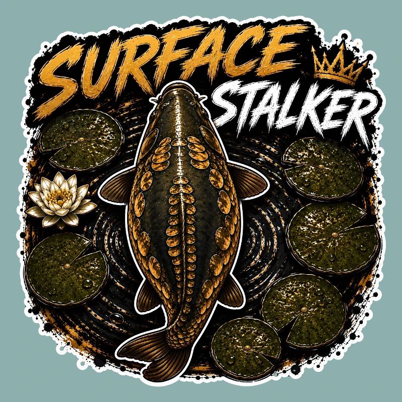 Conception de la pêche à la carpe de surface Stalker