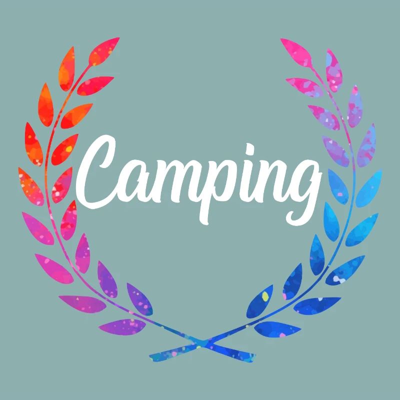 Camping Couleur Laurel Script