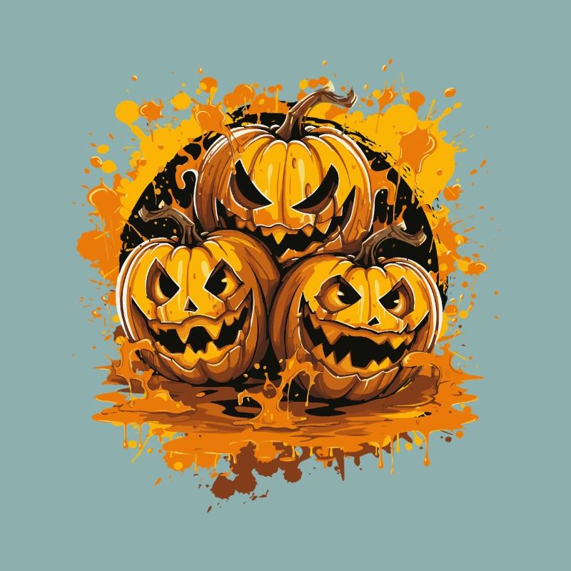 Grim Pumpkin Trio