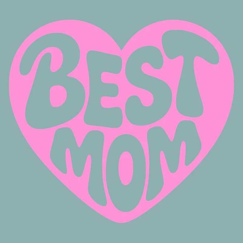 Beste Mama Herzdesign